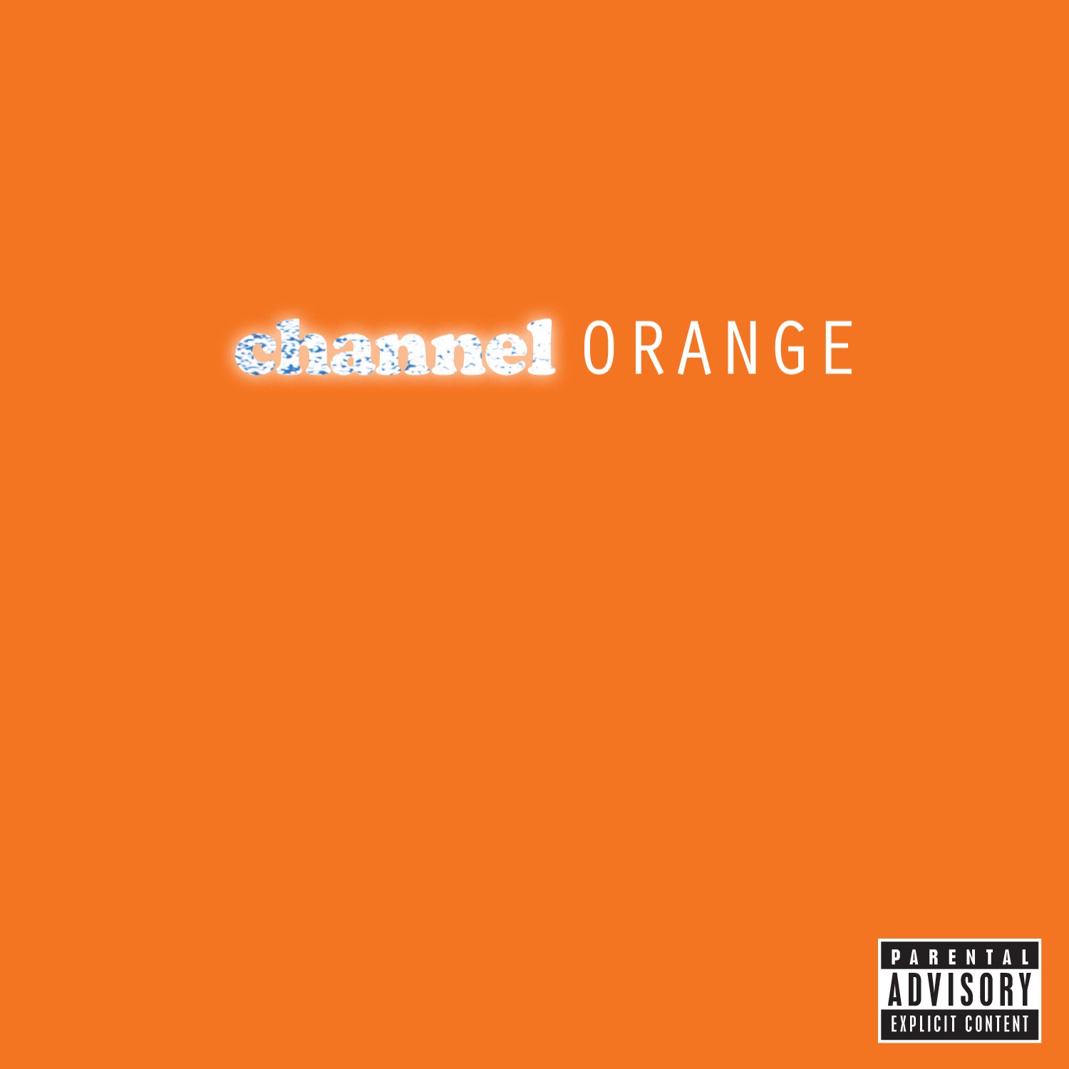 Channel Orange by Frank Ocean — album cover